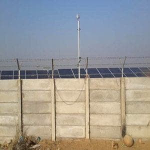 RCC pre-stress boundary wall
