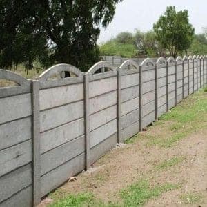Compound wall for building campus